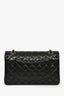 Pre-Loved Chanel™ 2012 Black Lambskin Medium Double Flap