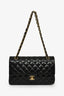 Pre-Loved Chanel™ 2012 Black Lambskin Medium Double Flap