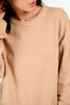 Burberry Beige Cotton 'Bainton' Crewneck Sweater Size S