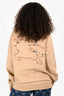 Burberry Beige Cotton 'Bainton' Crewneck Sweater Size S