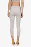 Fabiana Filippi Beige/Grey Suede Leggings Estimated Size S
