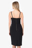 Sandra Angelozzi Black Bodycon Dress Size 36