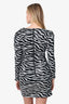 Bardot Black/White Striped Sequin Dress Size 10