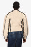 Sea New York Cream/Navy Trim Wool Sweater Size L