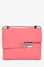 Hermès 2021 Rose Texas Epsom Verrou 23 Crossbody Bag