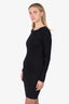 T Alexander Wang Black Long Sleeve Cut Out Dress Size S
