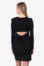 T Alexander Wang Black Long Sleeve Cut Out Dress Size S