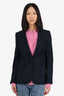 Joseph Navy Wool Single Breasted Blazer Size 38