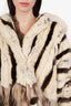 Fendi 2007 Runway Beige/Brown Chinchilla Fur Coat Estimated Size L