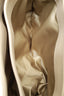 Pre-Loved Chanel™ 2011 Cream Lambskin Leather Jumbo 3 Accordion Flap Bag