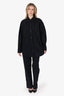 Alexander Wang Black Pinstripe Top + Pants Size M/4