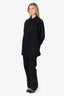 Alexander Wang Black Pinstripe Top + Pants Size M/4