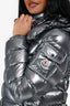 Moncler Silver Down 'Bady Guibatto' Size 2