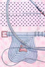 Hermès Pink/Light Blue Silk 'Clic Clac' Shawl 140