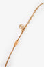 Louis Vuitton Gold/ Silver Toned Heart Lock Necklace
