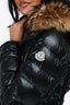Moncler Black Down Racoon Fur Hooded 'Armoise' Jacket Size 2