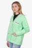 Sandro Green Knit Cardigan Size 2