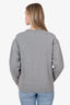 Acne Studios Grey Animal Patch Sweatshirt Size XS