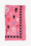 Alexander McQueen Pink/Black Scarf