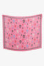 Alexander McQueen Pink/Black Scarf