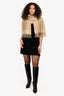 Christian Dior Black Wool Mini Skirt Size 4