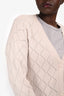Sablyn Light Pink Cashmere Long Button-Up Cardigan Size M