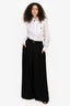Ulla Johnson Black Wide Leg Pants With Belt Size 4