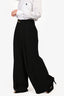 Ulla Johnson Black Wide Leg Pants With Belt Size 4