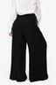 Ulla Johnson Black Wide Leg Pants With Belt Size 4