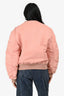 Acne Studios Pink Nylon 'Clea' Bomber Jacket Size 36