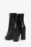 Saint Laurent Black Leather Lou 95 Ankle Boot Size 36.5