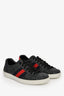 Gucci Blue Coated Canvas GG Web Detail Sneakers Size 36.5