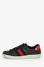 Gucci Blue Coated Canvas GG Web Detail Sneakers Size 36.5