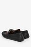 Gucci Blue Leather GG Web Loafers Size 6.5 Mens