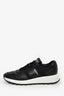 Prada Black Leather Logo Sneakers Size 7 Mens