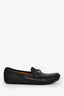 Gucci Black Leather Horsebit Web Loafers Size 7.5 Mens