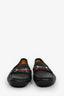 Gucci Black Leather Horsebit Web Loafers Size 7.5 Mens