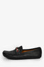 Gucci Black Leather Horsebit Web Loafers Size 7.5 Mens