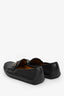 Gucci Black Leather Horsebit Web Loafers Size 7.5 Mens