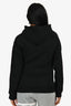 Moschino Black Logo Sleeve Zip-Up Hoodie Size XS