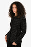 Isabelle Marant Etoile Black/White Tweed Blazer Size 36
