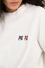 Maison Kitsuné White Cat Graphic C Sweater Size S