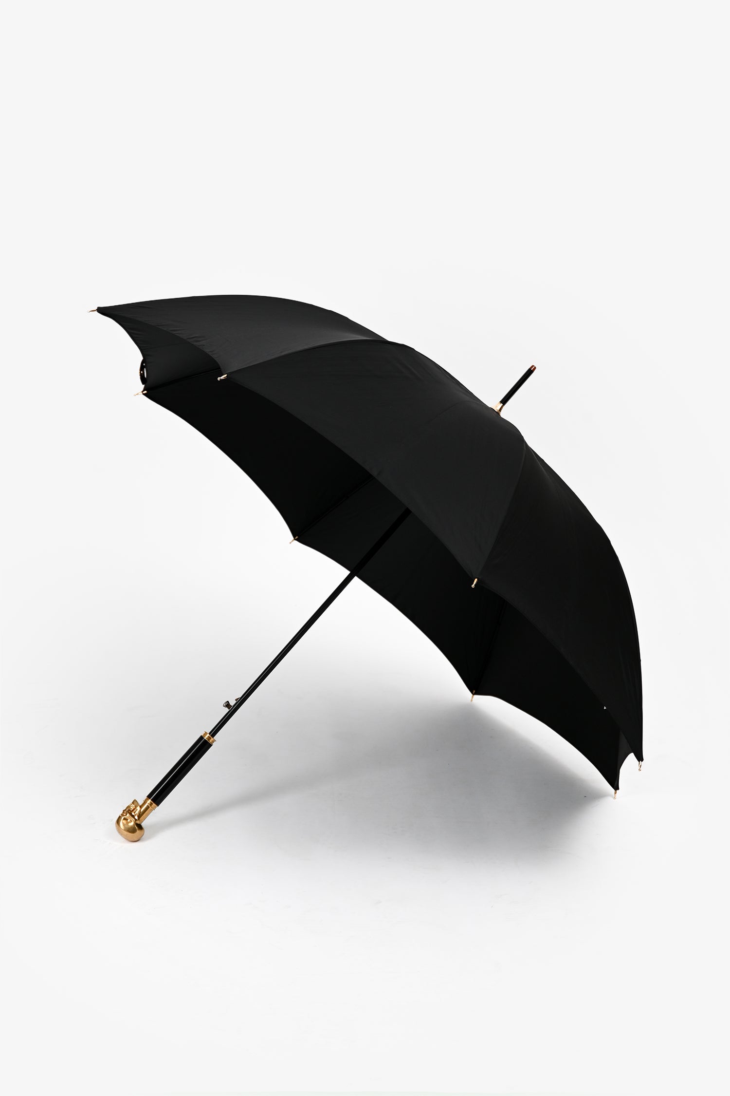Alexander McQueen Black/Gold Tone Skull Umbrella – Mine & Yours