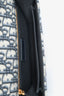 Christian Dior 2019 Navy Leather/Oblique 30 Montaigne Shoulder Bag