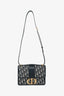 Christian Dior 2019 Navy Leather/Oblique 30 Montaigne Shoulder Bag