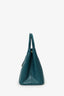 Prada 2011 Turquoise Saffiano Leather Lux Tote Bag