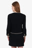Pre-Loved Chanel™ Vintage 1994 Black/White Tweed Blazer + Skirt Suit Set Size 34