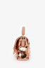 Fendi Pink Sequin FF Mini Baguette Bag With Strap