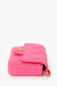 Pre-Loved Chanel™ Pink Lambskin Leather Mini CC Coco Belt Bag
