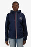 Gucci Navy Blue/Red GG Thin Windbreaker Jacket Size L Mens